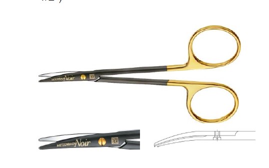 НОІР ДИСЕКЦІЙНІ НОЖИЦІ ВИГНУТІ 115MM